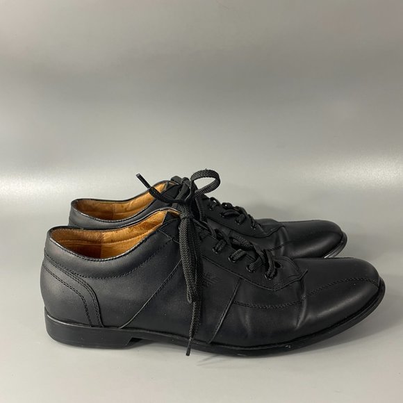 Emporio Armani Black Leather Men\'s Shoes, Size 43 main image 12
